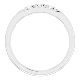 Platinum 1/3 CTW Natural Diamond Anniversary Band